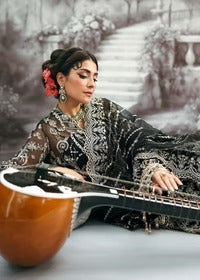 Kanwal Malik | 3 Piece Unstitched Embroidered Organza | Huriya