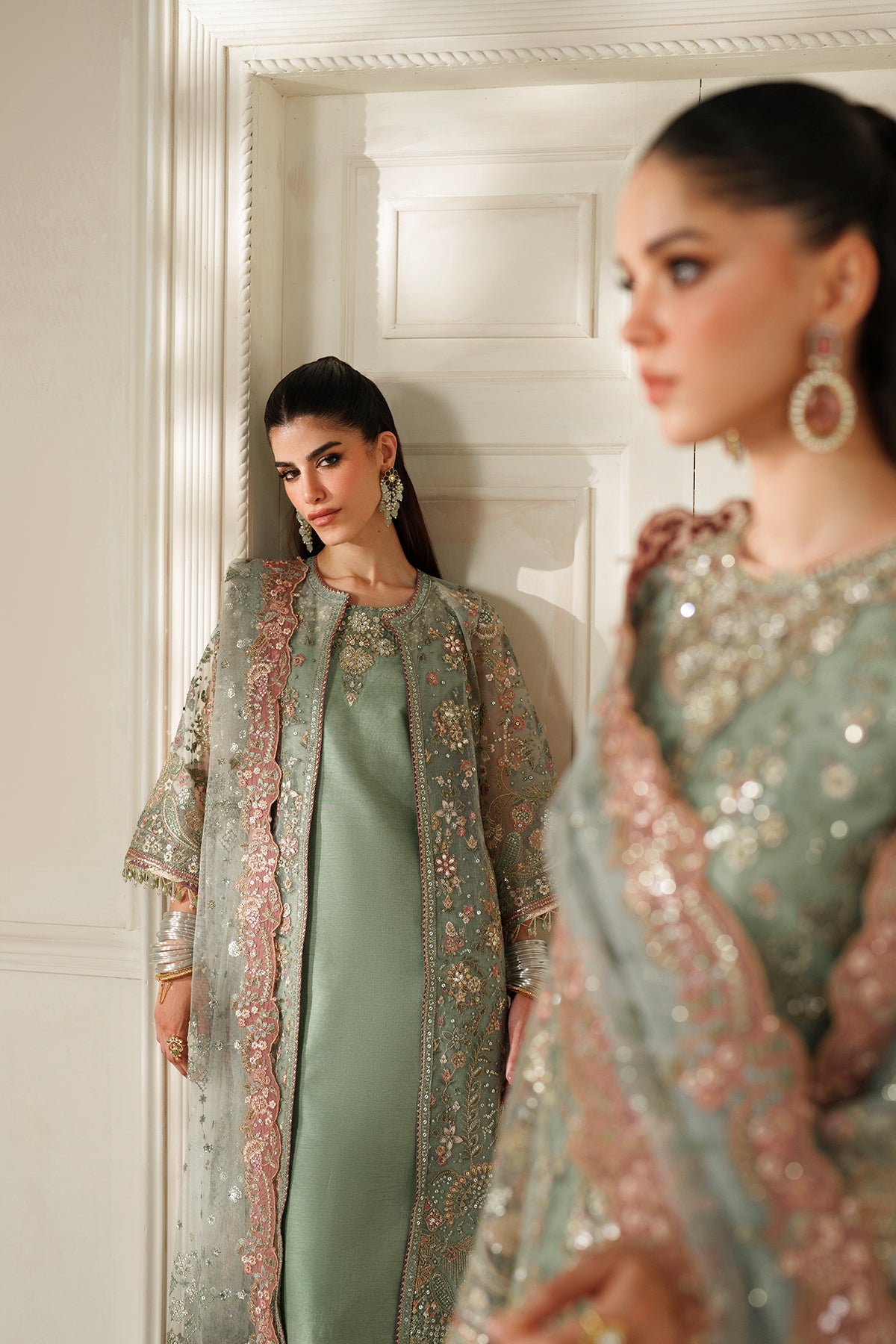 Baroque | 3 Piece Unstitched Embroidered Organza | CH14-06