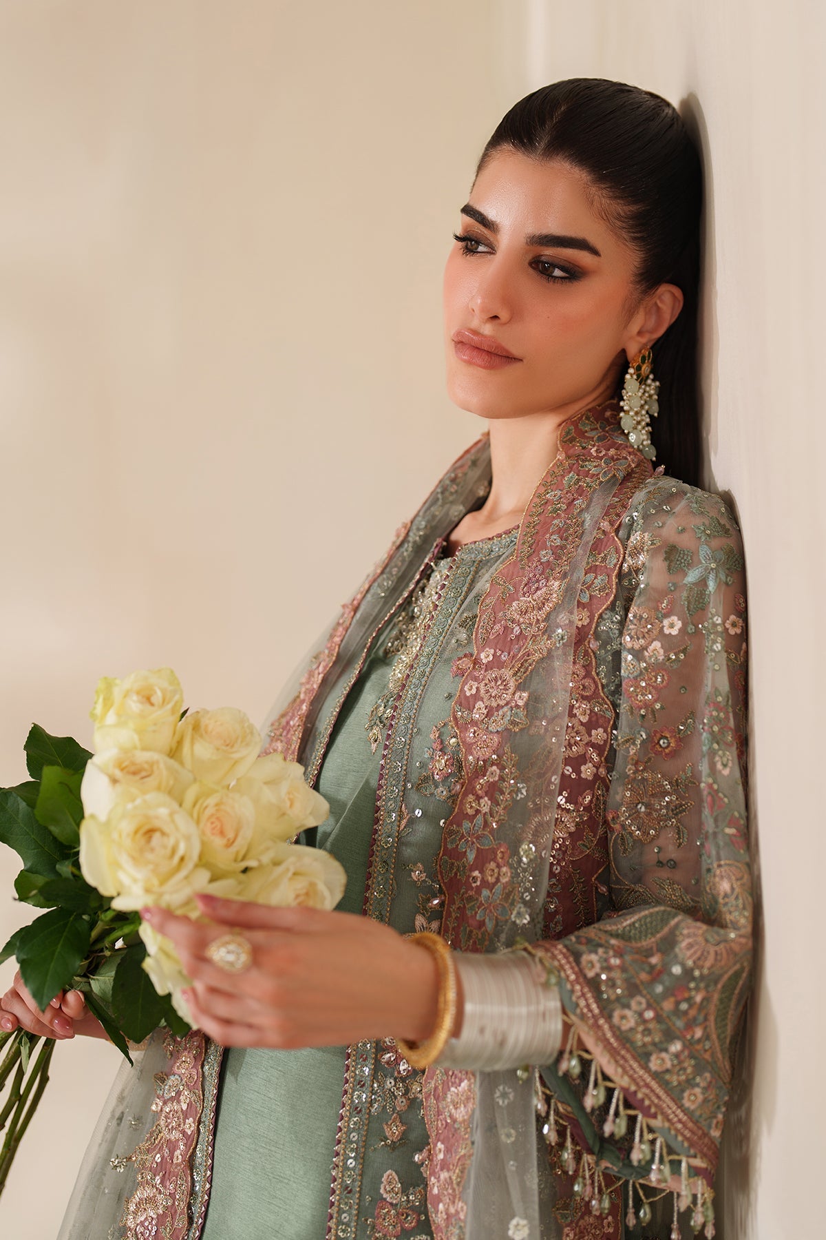 Baroque | 3 Piece Unstitched Embroidered Organza | CH14-06