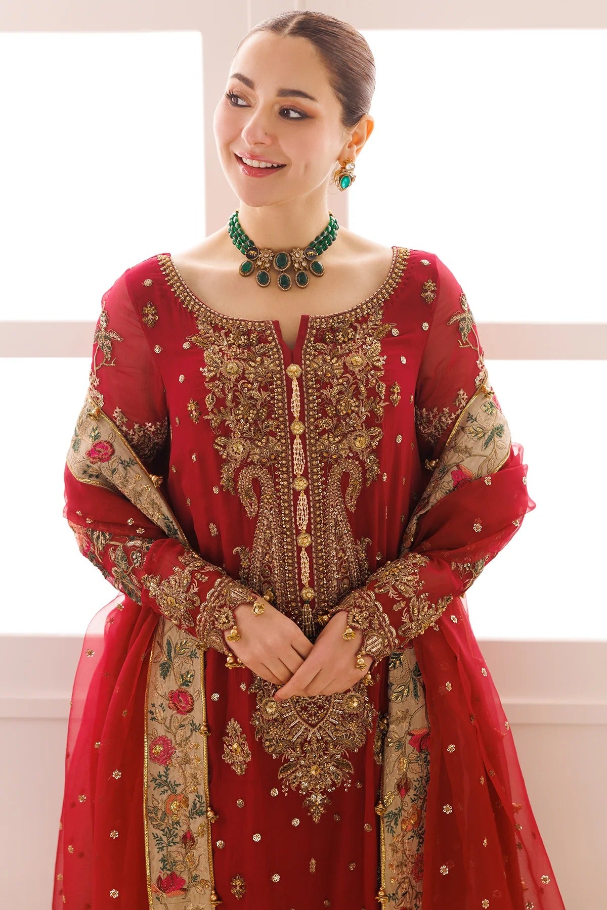 Charizma | 4 Piece Unstitched Embroidered Chiffon | DJ5-05