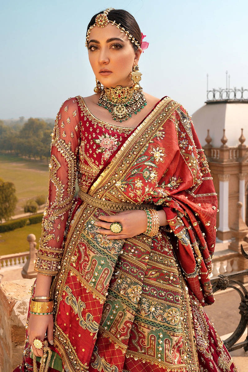 MNR | 3 Piece Unstitched Embroidered Russian Silk | Nigarbano