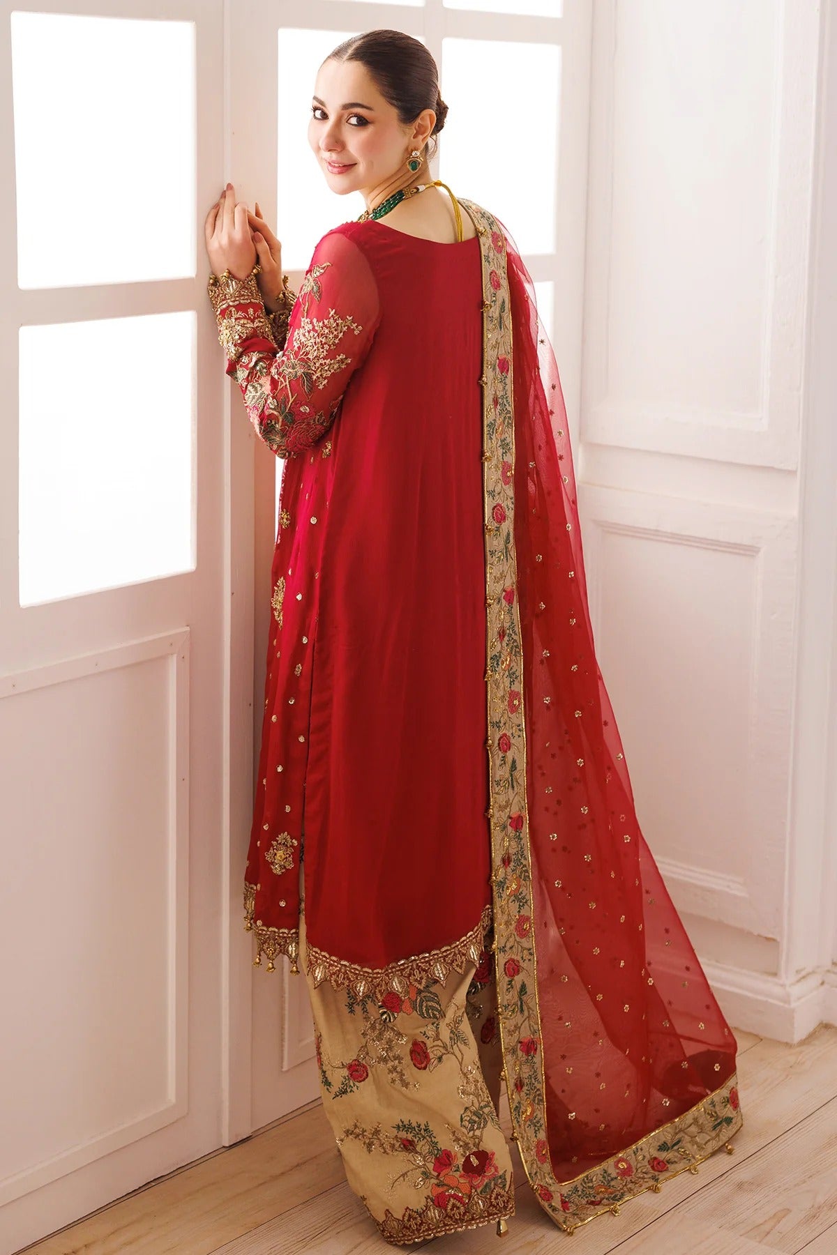 Charizma | 4 Piece Unstitched Embroidered Chiffon | DJ5-05