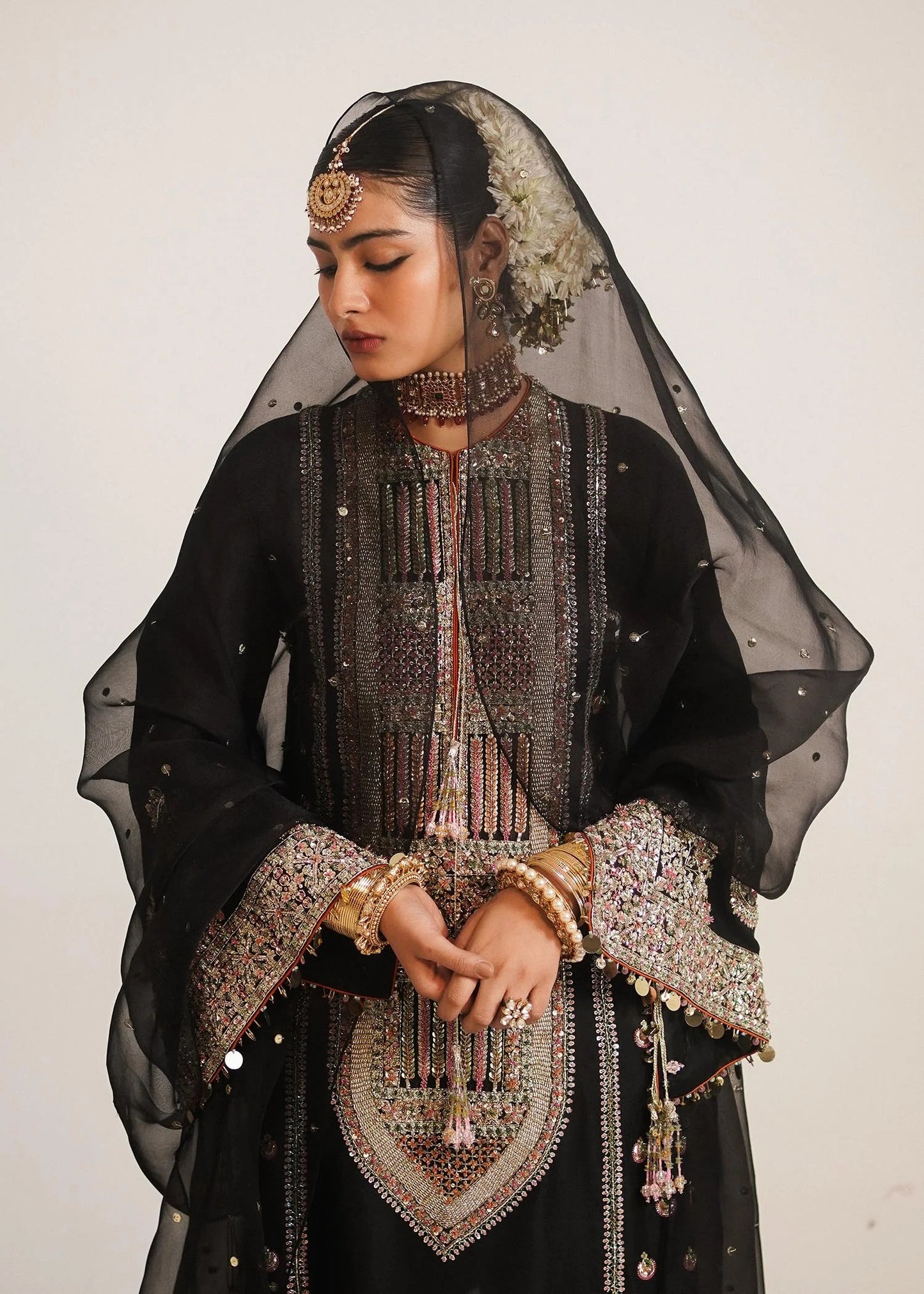 Hussain Rehar | 3 Piece Unstitched Embroidered Raw Silk | Zephyr