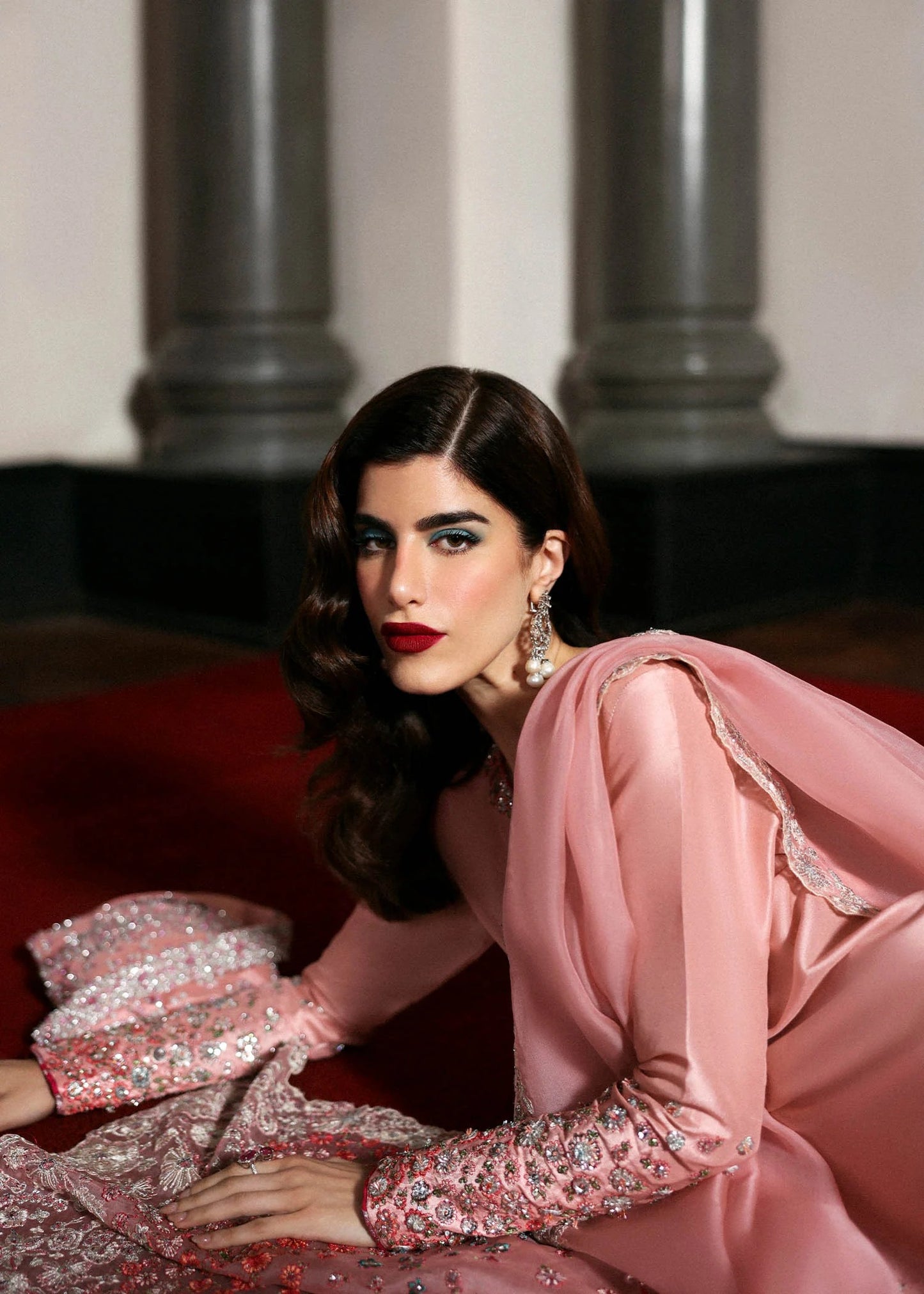 Hussain Rehar | 3 Piece Unstitched Raw Silk | Evara