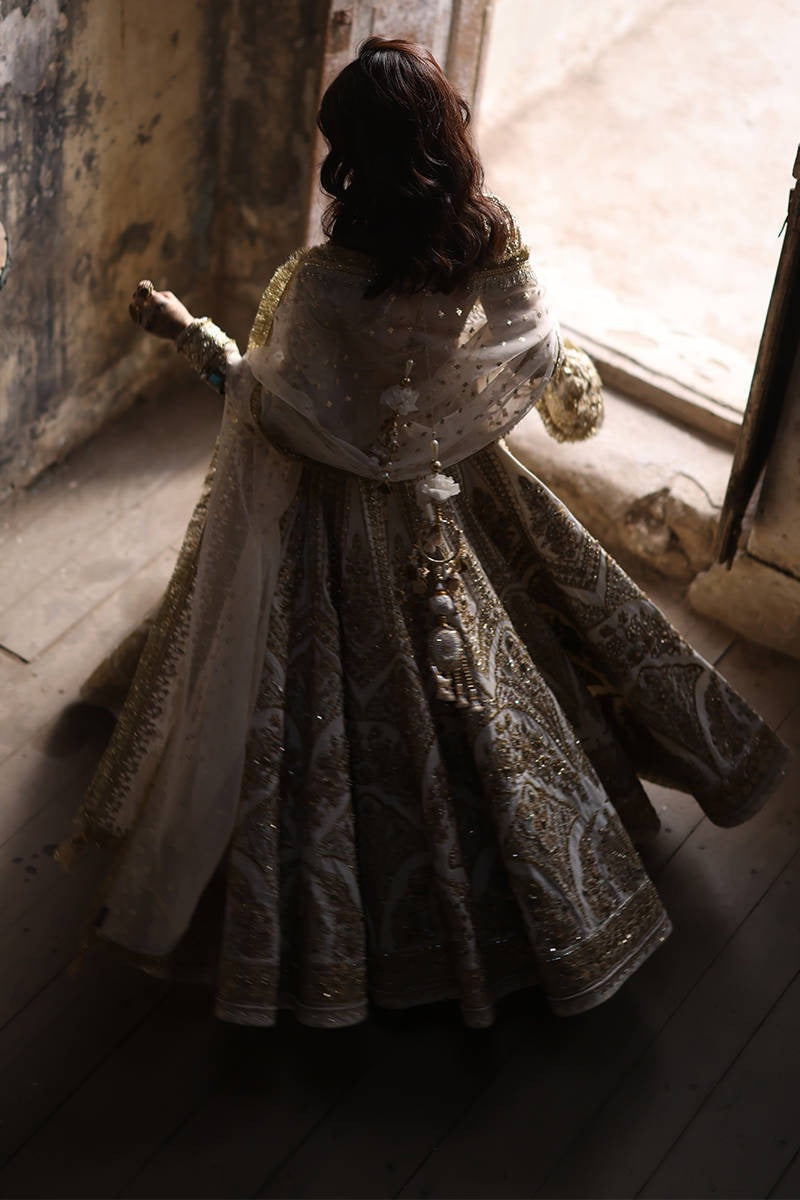 Mohsin Naveed Ranjha | Italian Silk Choli Lehgna | Bibbojaan