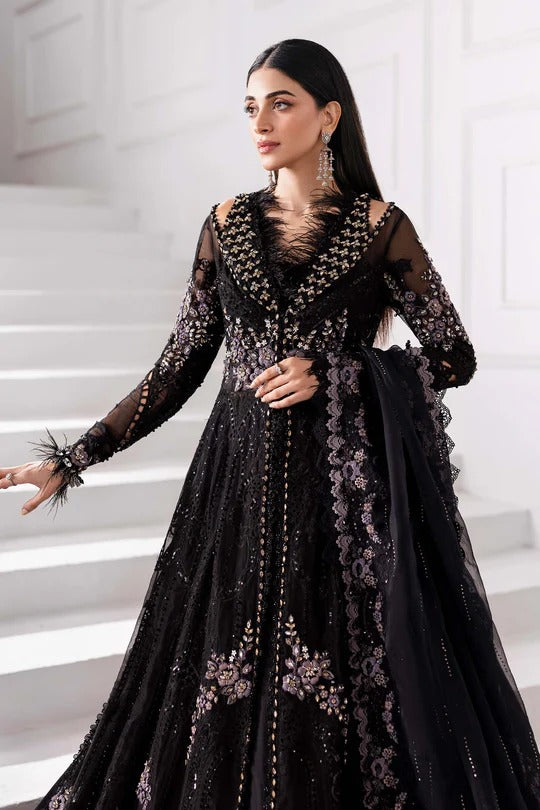 Maria B. | 3 Piece Unstitched Embroidered Organza Suit | BD-3004