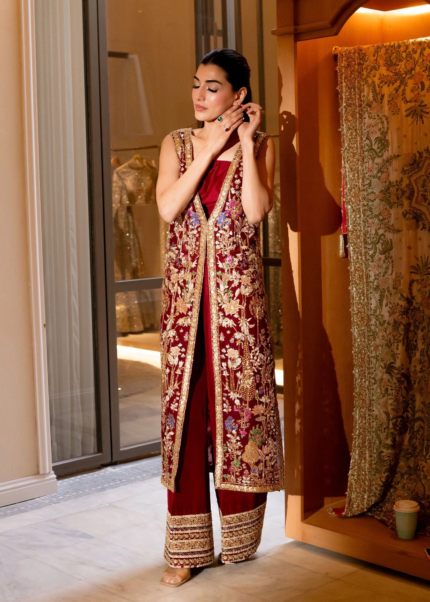 Saira Shakira | 3 Piece Unstitched Embroidered Silk | Regalia