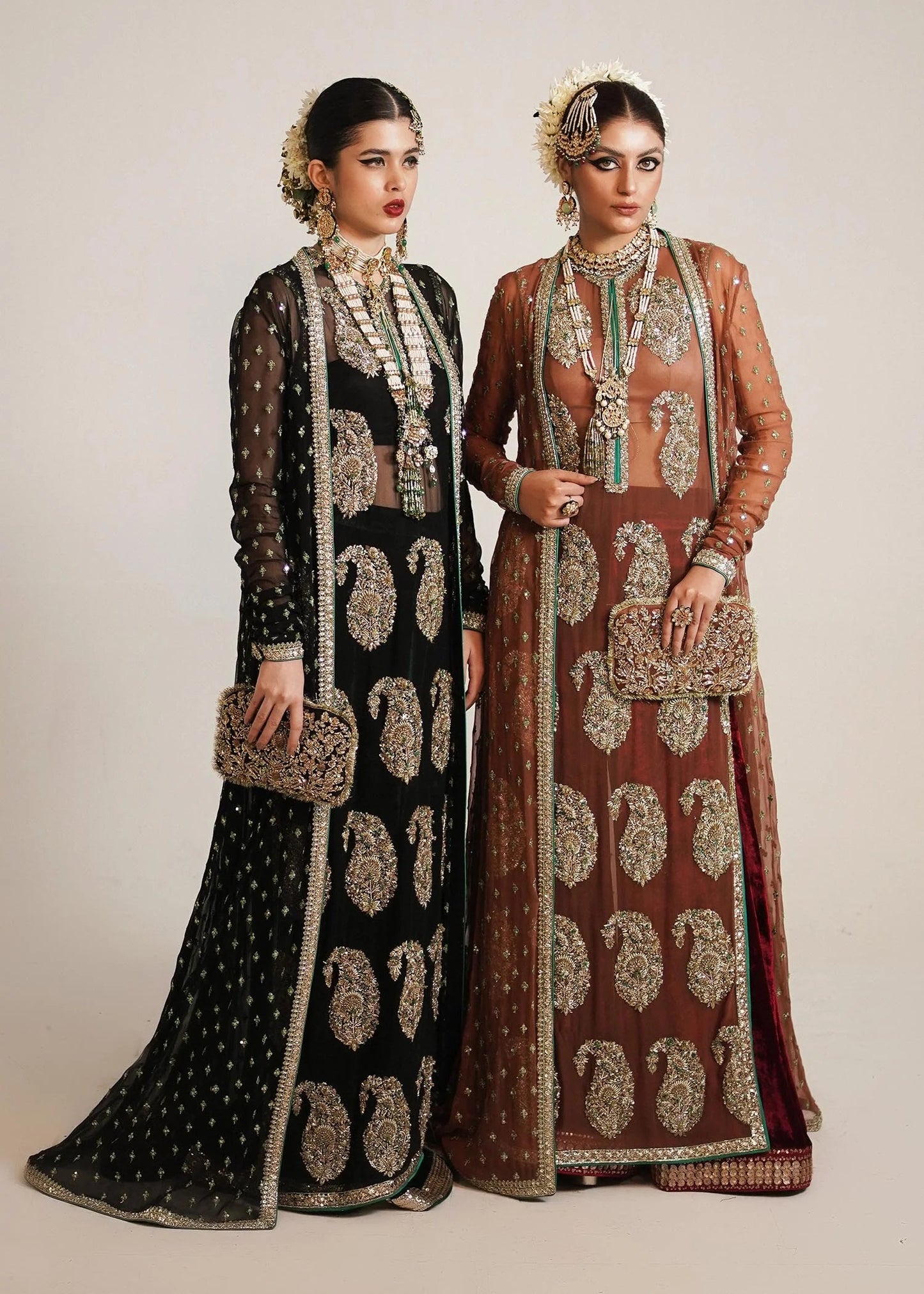 Hussain Rehar | 3 Piece Unstitched Embroidered Satin Silk | Shamma