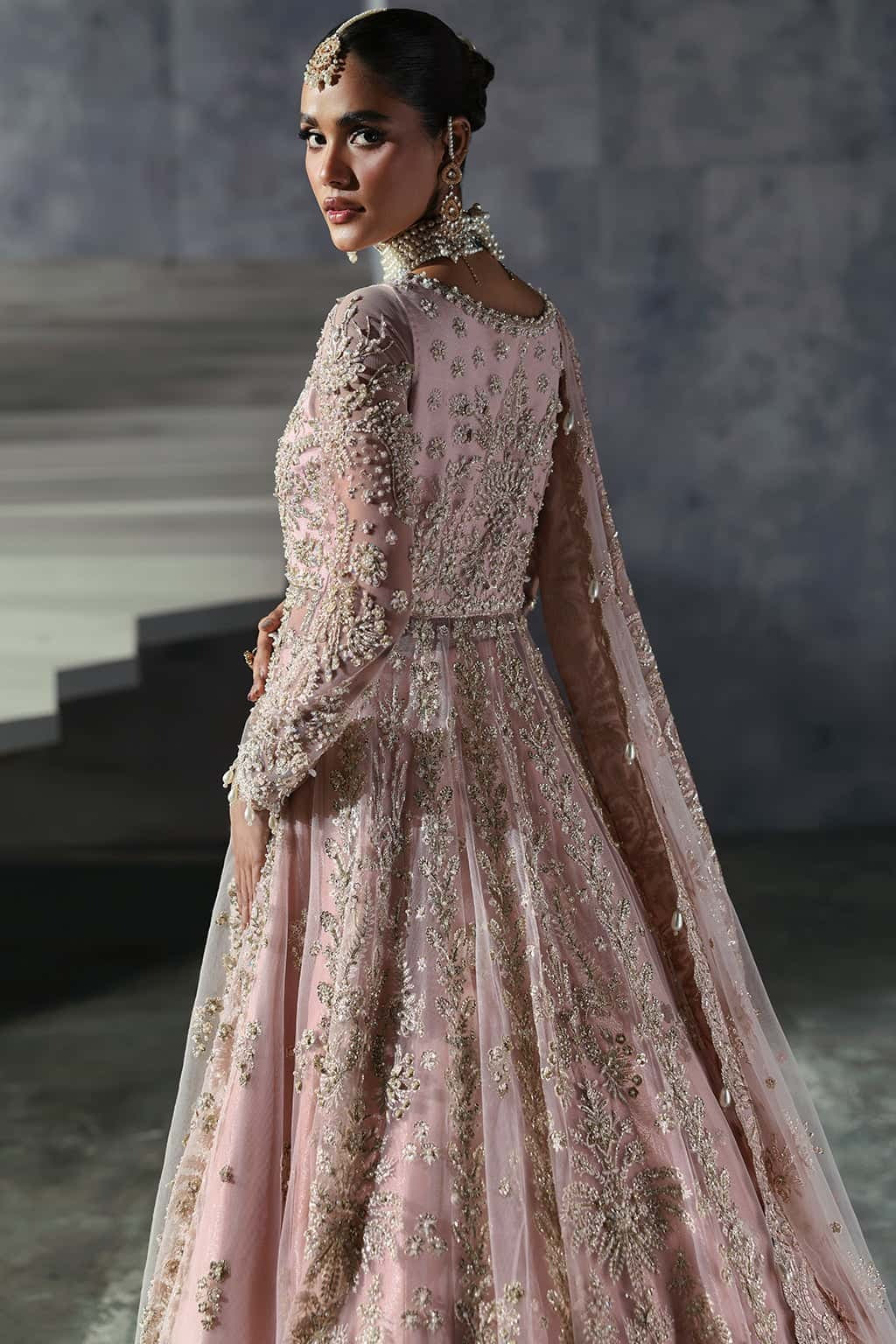 Afrozeh | Embellished Embroidered Bridal Dress | Sofia
