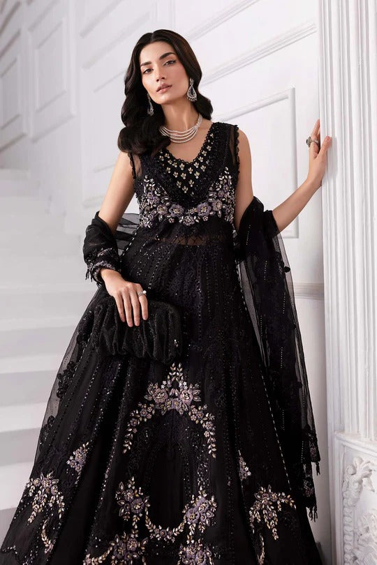 Maria B. | 3 Piece Unstitched Embroidered Organza Suit | BD-3004