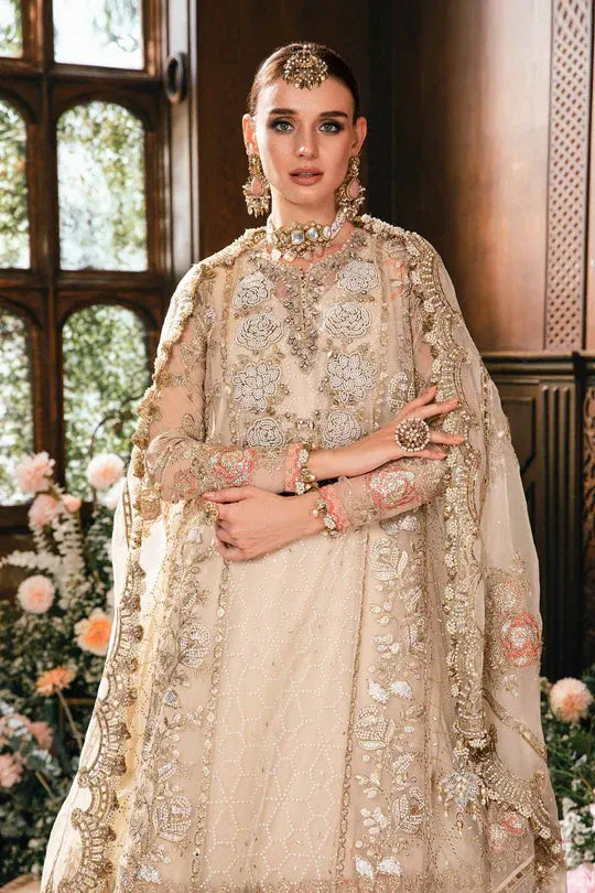 Maria B. | 3 Piece Unstitched Embroidered Organza | D-05_MB24M