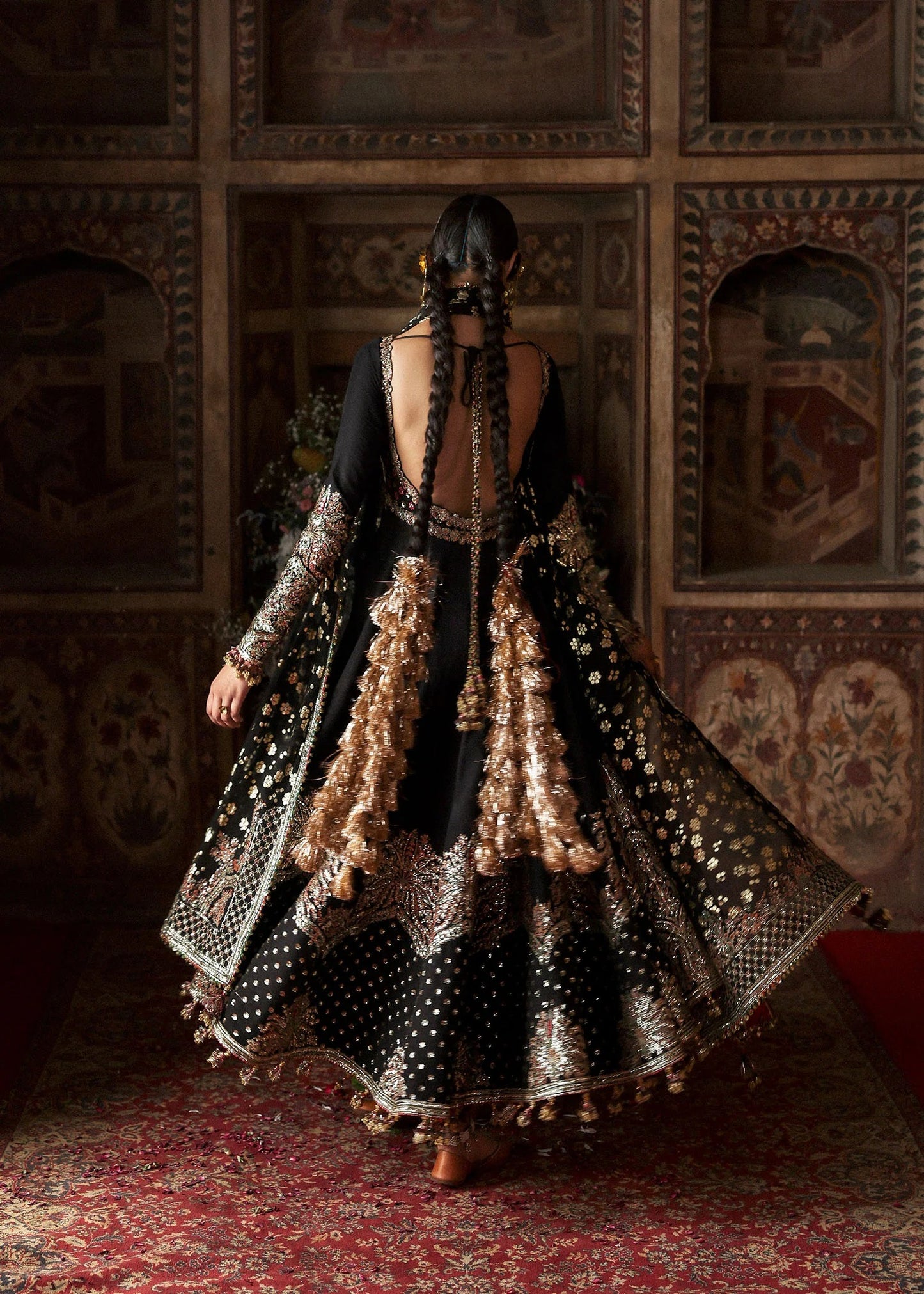 Hussain Rehar | 3 Piece Unstitched Embroidered Raw Silk | Noor Jehan