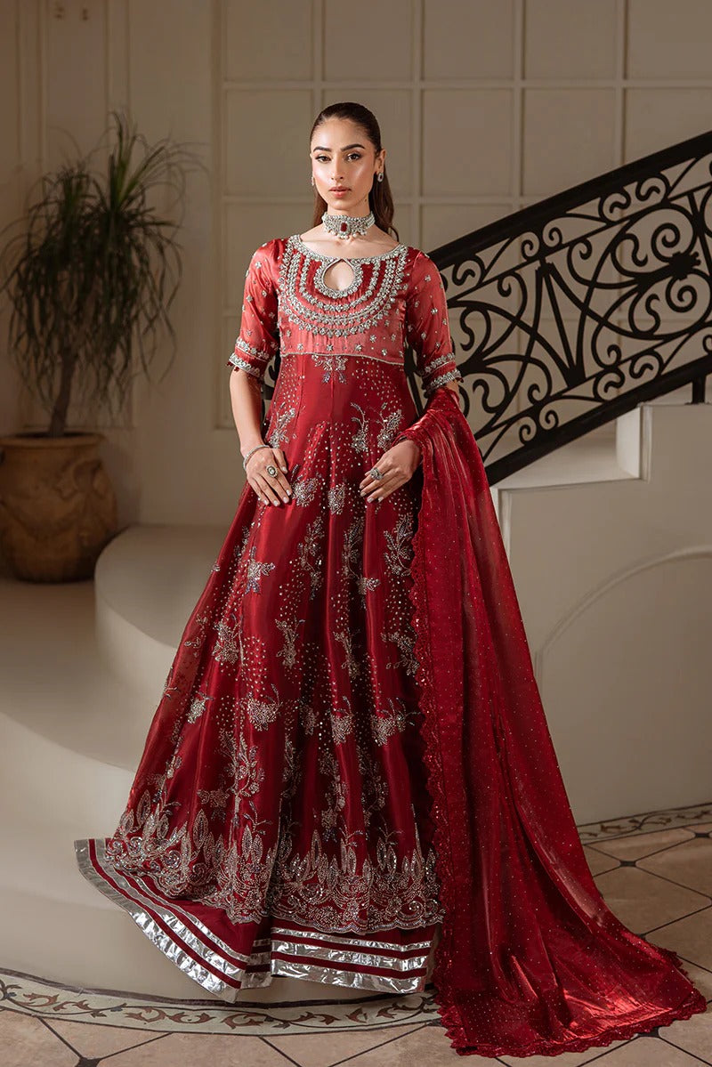 Kanwal Malik | 3 Piece Unstitched Organza Silk | MEHRUNNISA