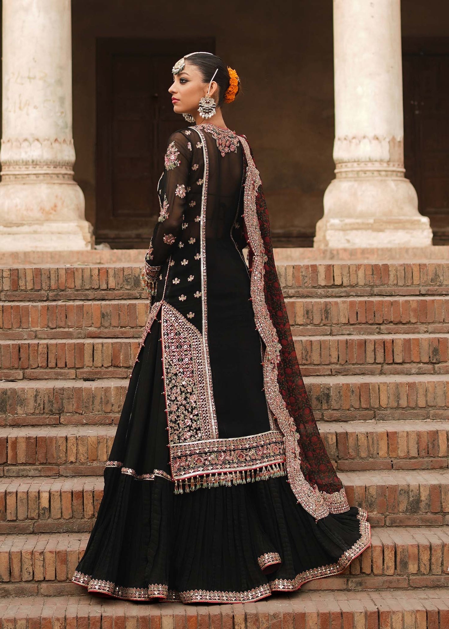 Hussain Rehar | 3 Piece Unstitched Embroidered Chiffon | Haqeeqat
