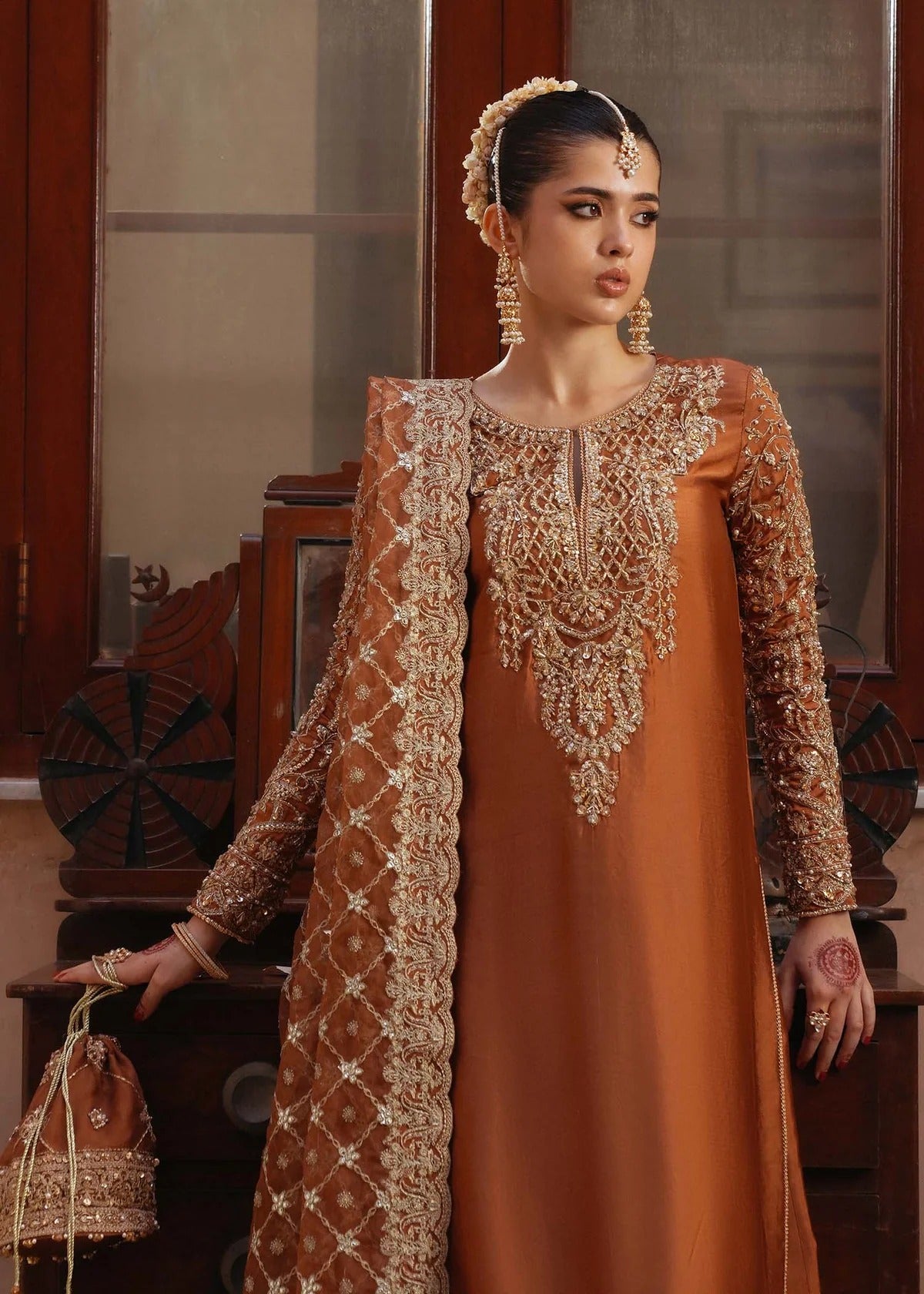 Kanwal Malik | 3 Piece Unstitched Embroidered Silk | Zulekha