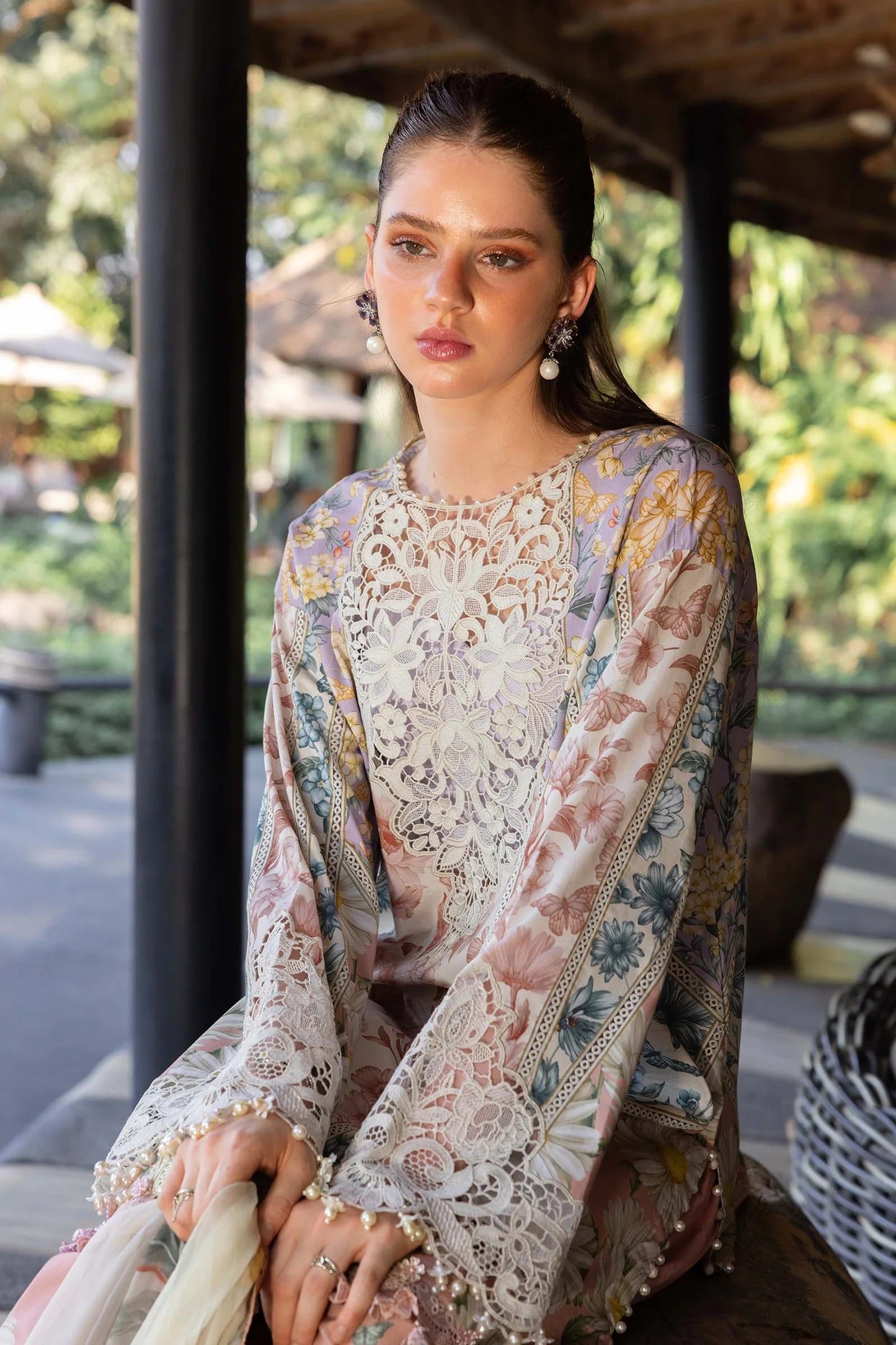 Maria B. | 3 Piece Unstitched Embroidered Printed Lawn | MPT-2910-B
