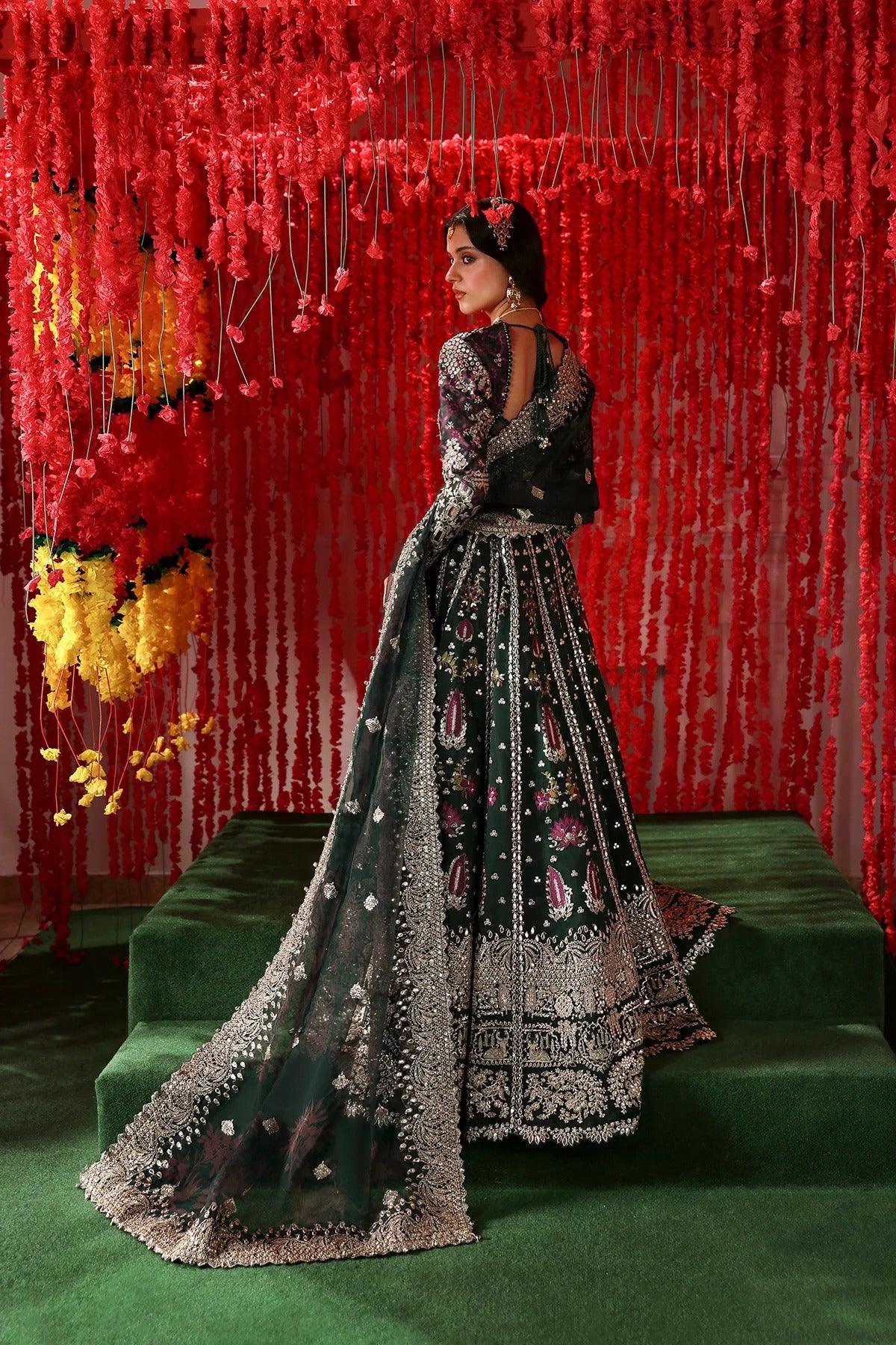 Afrozeh | 3 Piece Unstitched Embroidered Organza Maxi | Shonglam