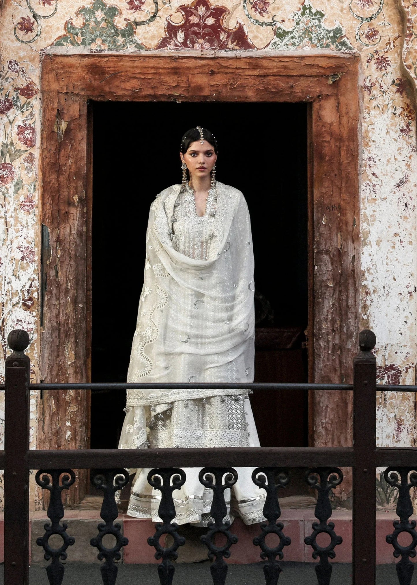 Hussain Rehar | 3 Piece Unstitched Embroidered Organza | Sitara