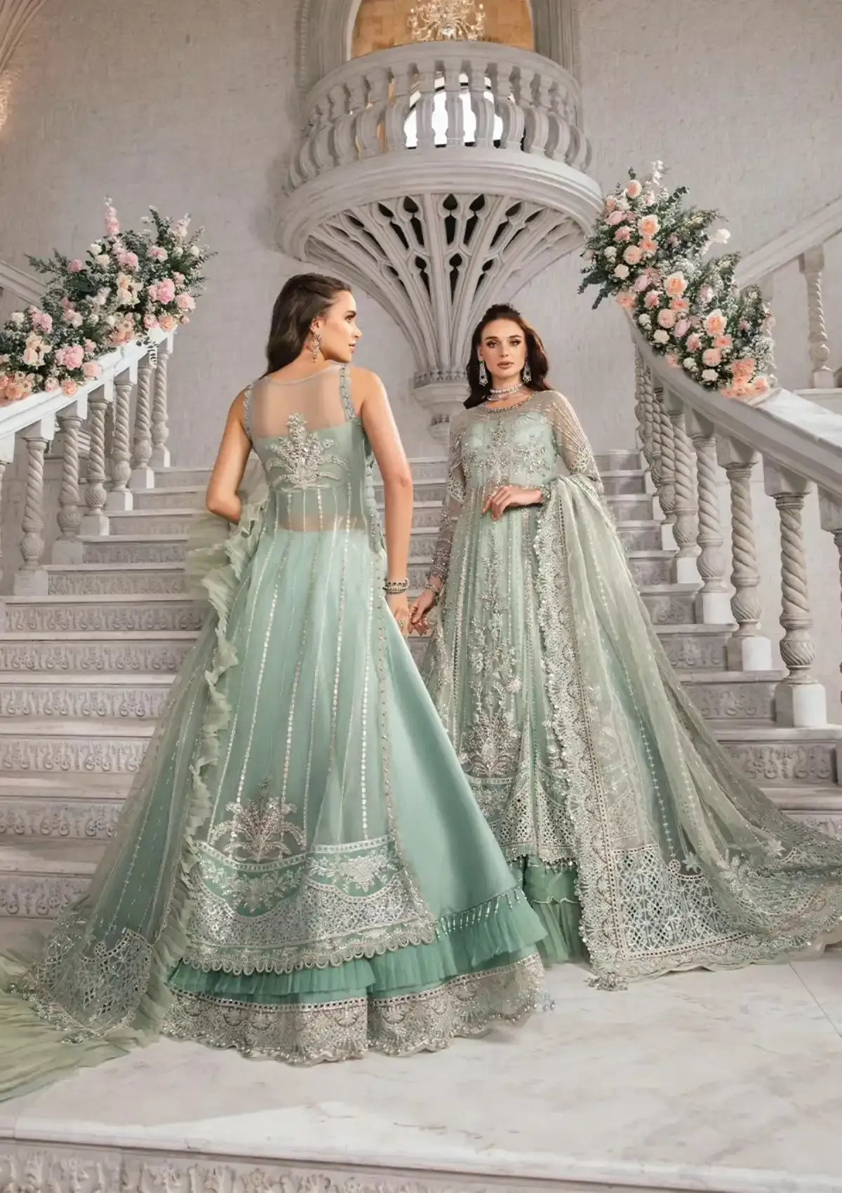 Maria B. | 3 Piece Unstitched Embroidered Organza | D3