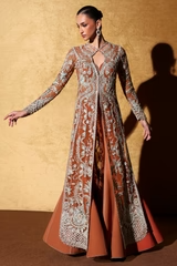 Soraya | 3 Piece Unstitched Embroidered Organza | Veyra