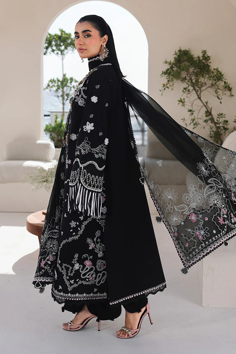 Qalamkar | 3 Piece Unstitched Embroidered Lawn | SA-02 LIANA