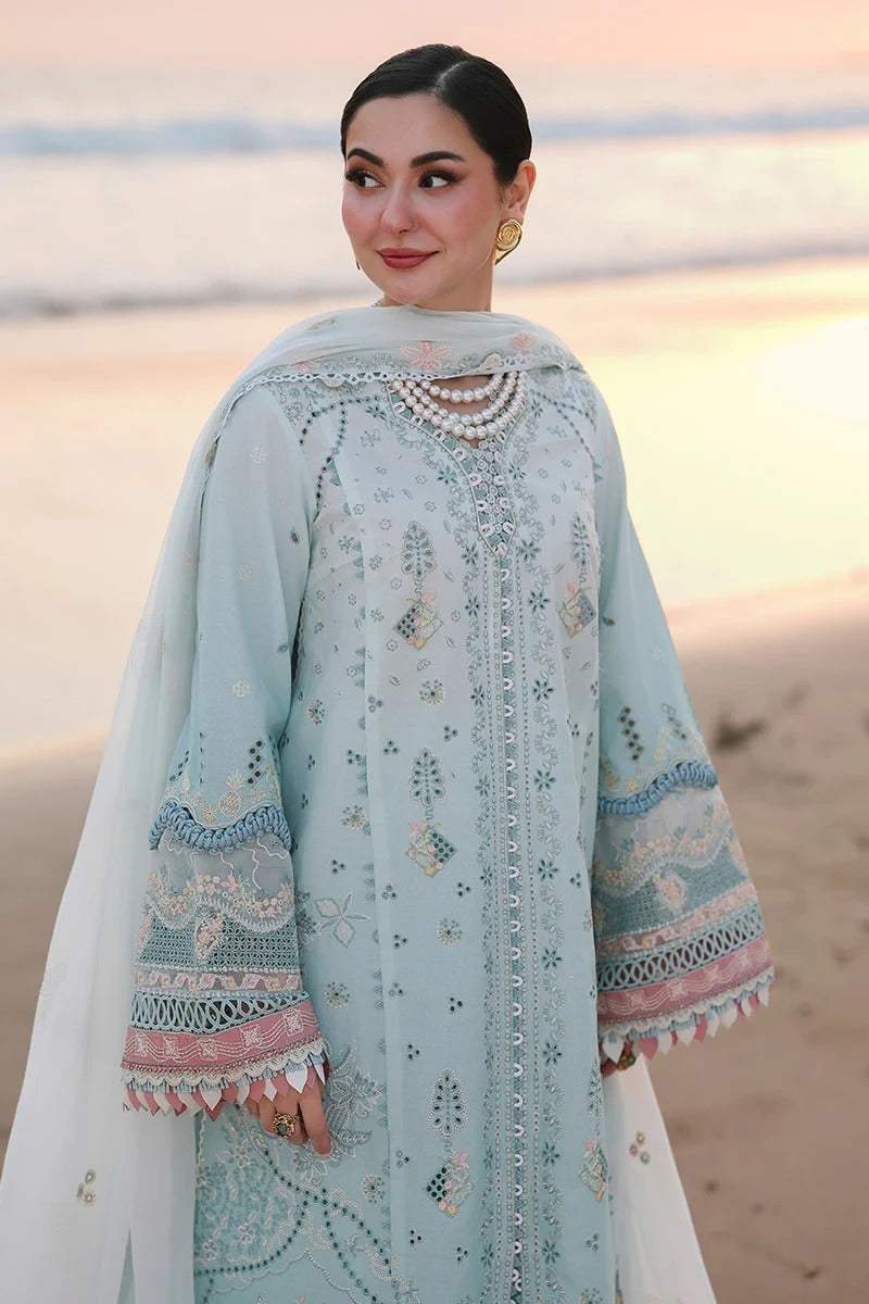Qalamkar | 3 Piece Unstitched Embroidered Lawn | SA-05 AYRA