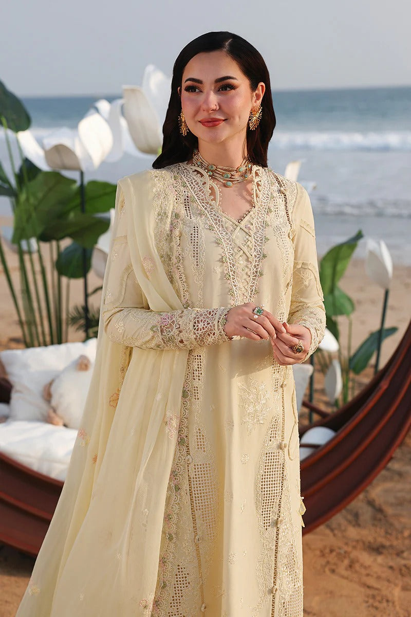 Qalamkar | 3 Piece Unstitched Embroidered Lawn | SA-03 SAFA