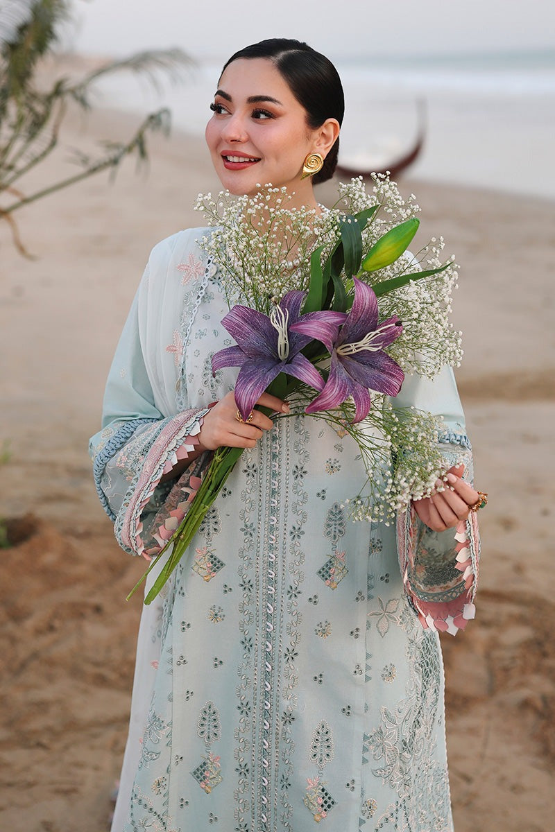 Qalamkar | 3 Piece Unstitched Embroidered Lawn | SA-05 AYRA