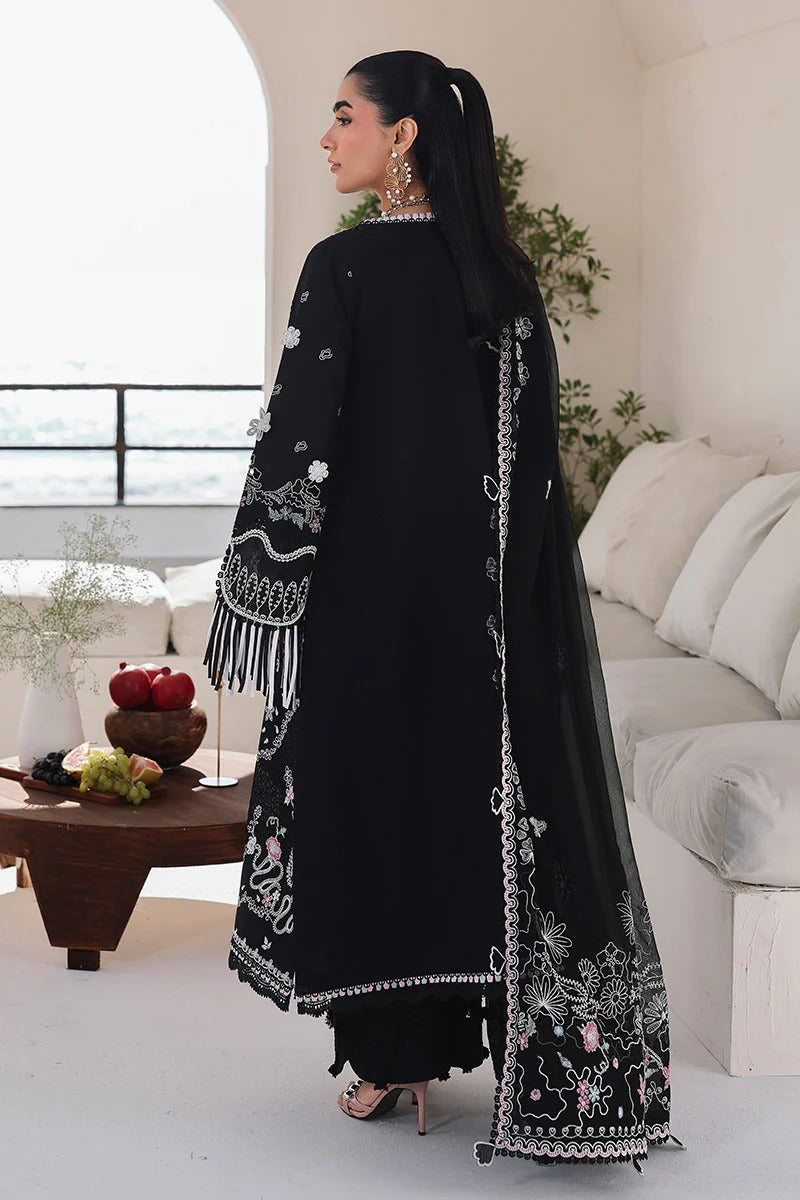 Qalamkar | 3 Piece Unstitched Embroidered Lawn | SA-02 LIANA