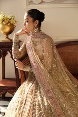 Soraya | Dyed crushed Sharara (Silk) | Irina