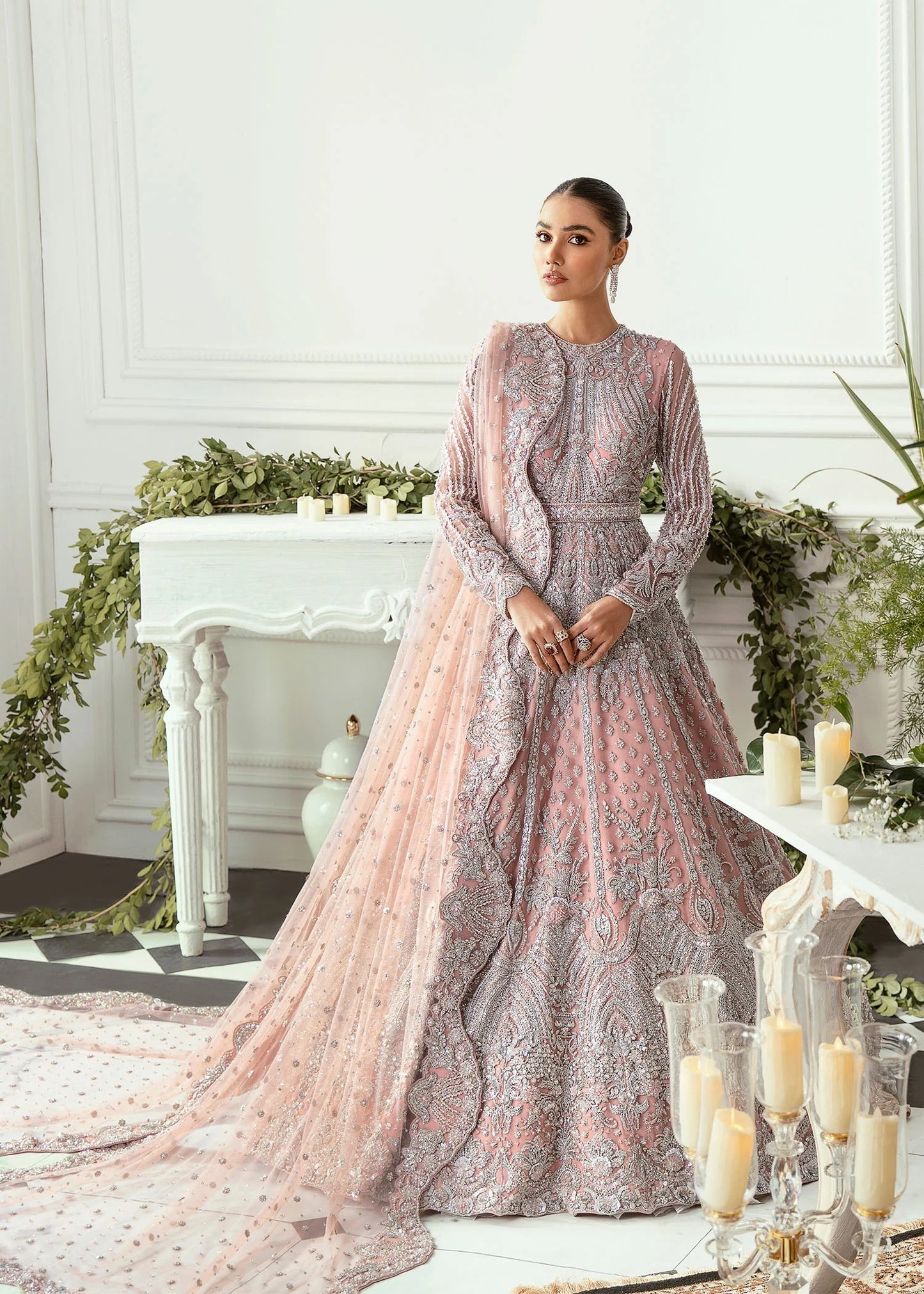 Akbar Aslam |  Bridal Net Maxi | HYACINTH