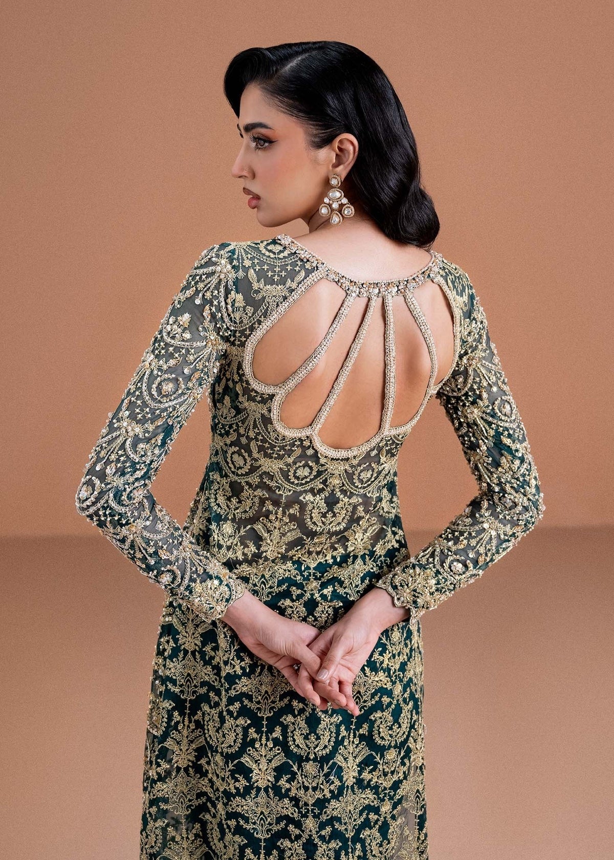 Kanwal Malik | 3 Piece Unstitched Net Embroidered Organza | Zaira