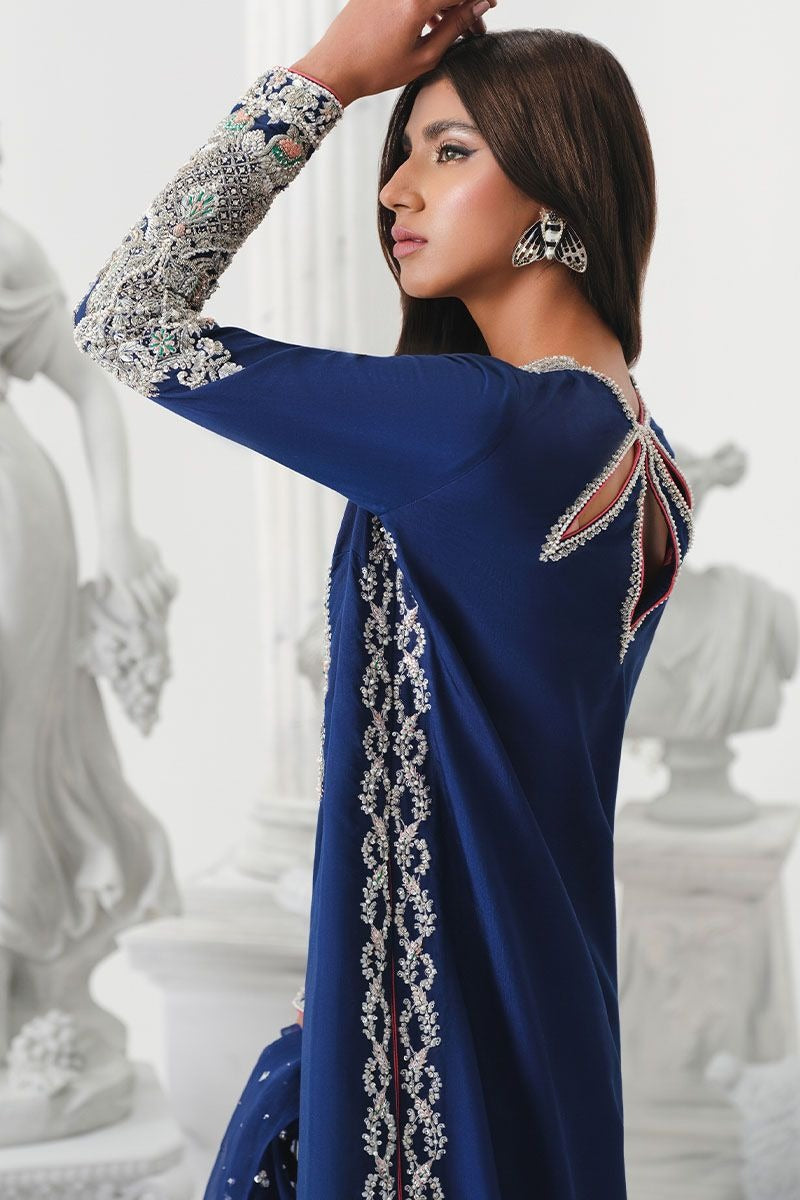 Khakaa | 3 Piece Unstitched Embroidered Korea Silk | Astral