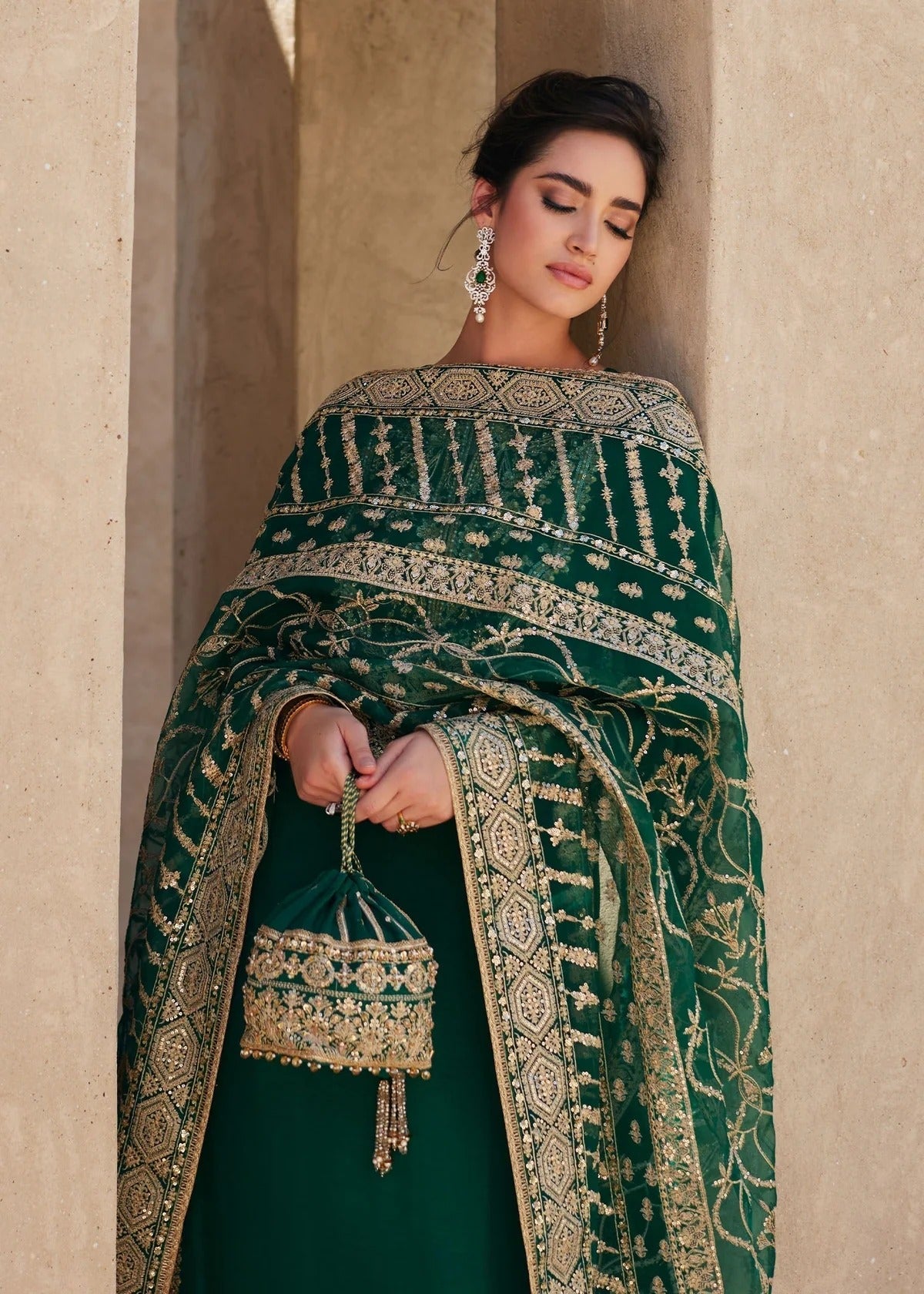 Kanwal Malik | 3 Piece Unstitched Embroidered Korean Silk | Zyra
