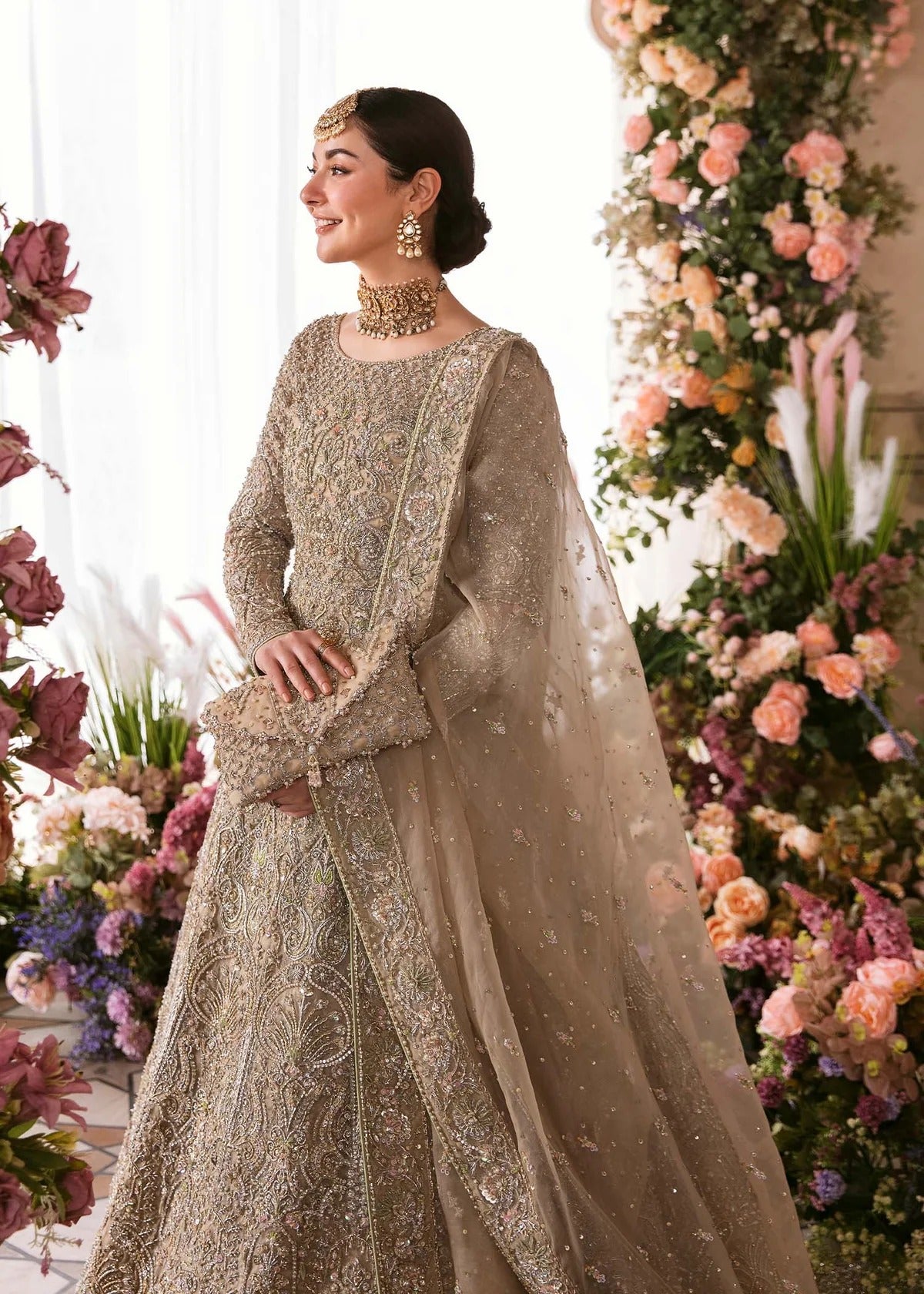 Kanwal Malik | 3 Piece Unstitched Organza Lehnga | Minha