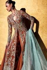 Soraya | 3 Piece Unstitched Embroidered Organza | Veyra