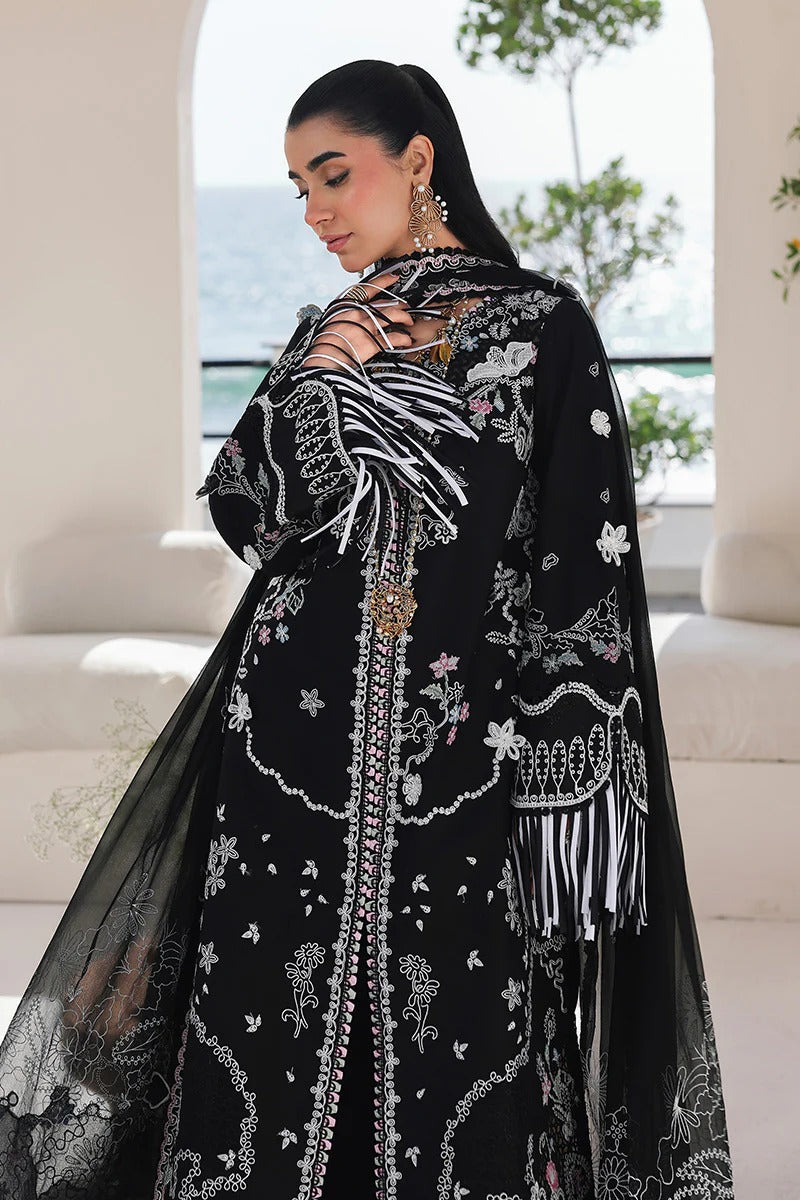 Qalamkar | 3 Piece Unstitched Embroidered Lawn | SA-02 LIANA
