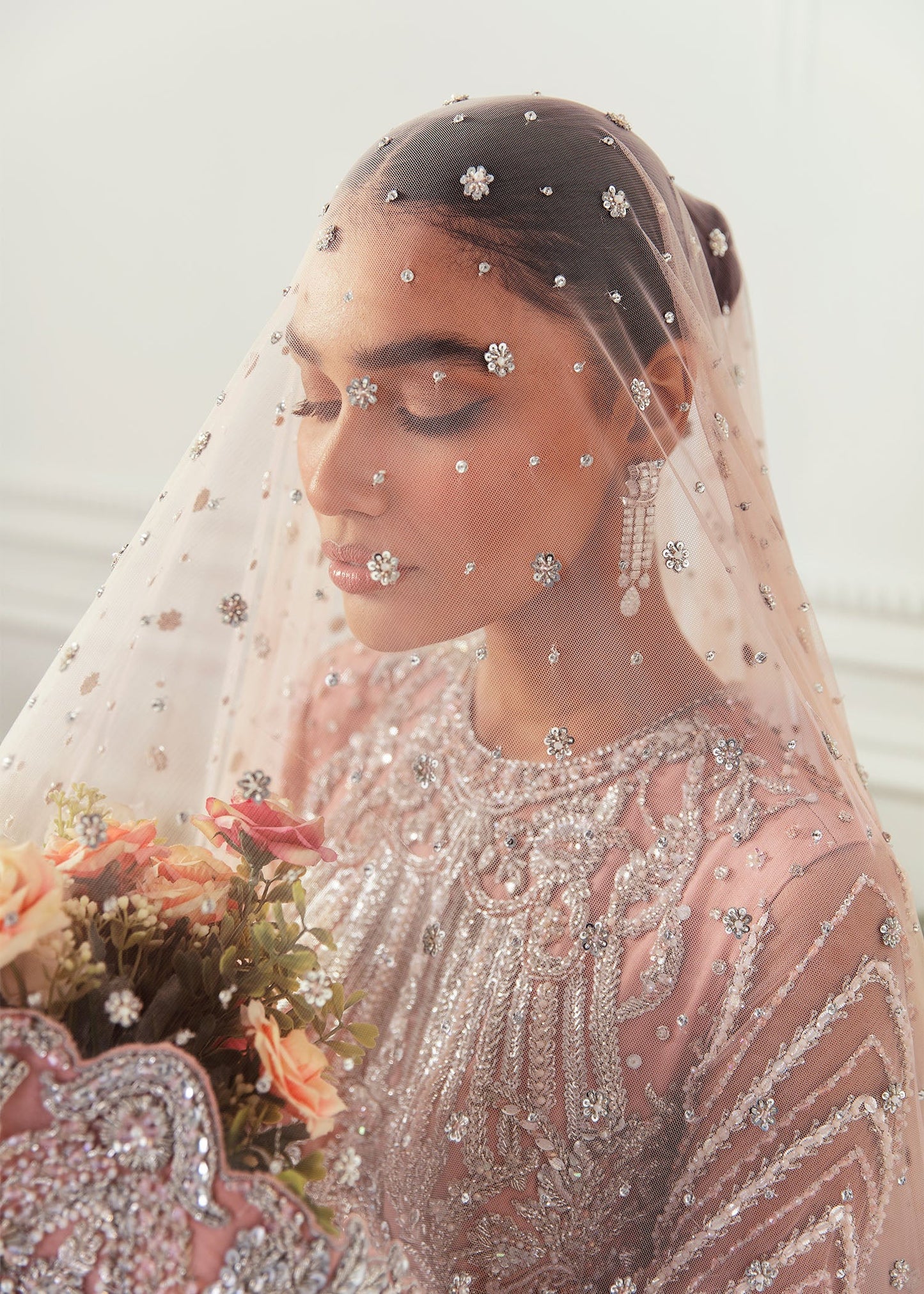 Akbar Aslam |  Bridal Net Maxi | HYACINTH