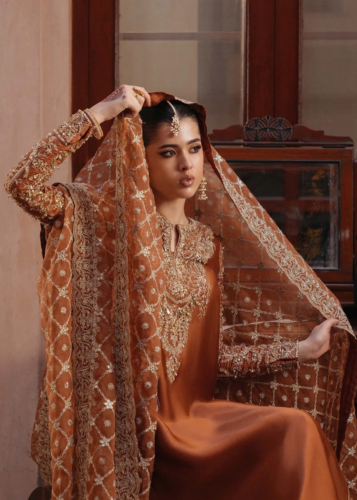 Kanwal Malik | 3 Piece Unstitched Embroidered Silk | Zulekha