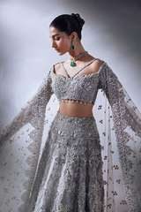Soraya | 3 Piece Unstitched Embroidered Bridal Outfit | Eisley