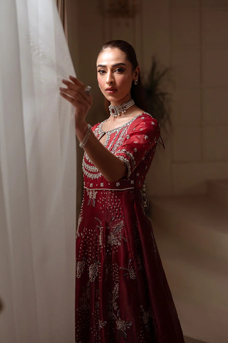 Kanwal Malik | 3 Piece Unstitched Organza Silk | MEHRUNNISA