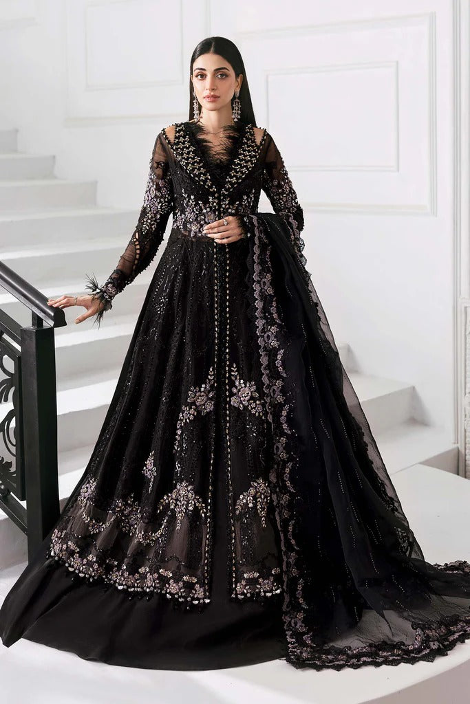 Maria B. | 3 Piece Unstitched Embroidered Organza Suit | BD-3004