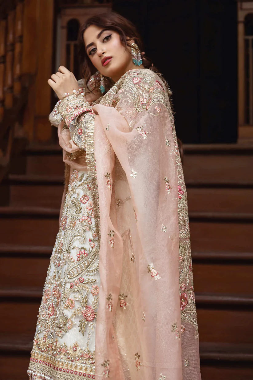 Imrozia | 3 Piece Unstitched Embroidered Organza | SB-29 Zevar