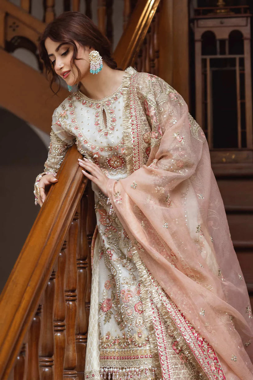 Imrozia | 3 Piece Unstitched Embroidered Organza | SB-29 Zevar