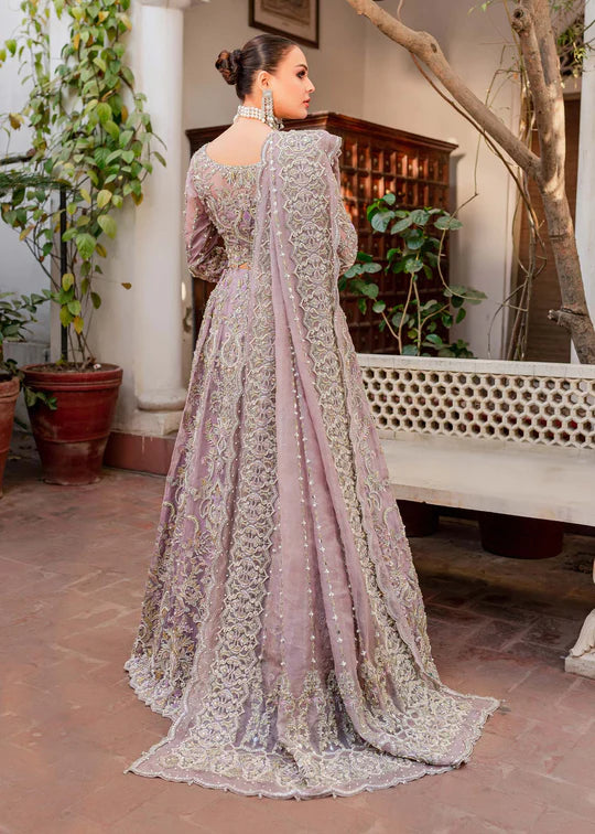 Kanwal Malik | 3 Piece Unstitched Embroidered Lehenga | Mahenur – MUSHQ