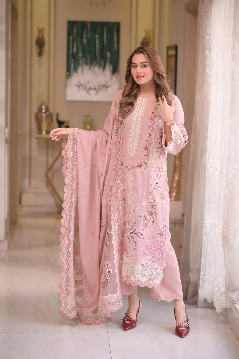 Zara Shahjahan | 3 Piece Unstitched Embroidered Lawn | Summer Bloom