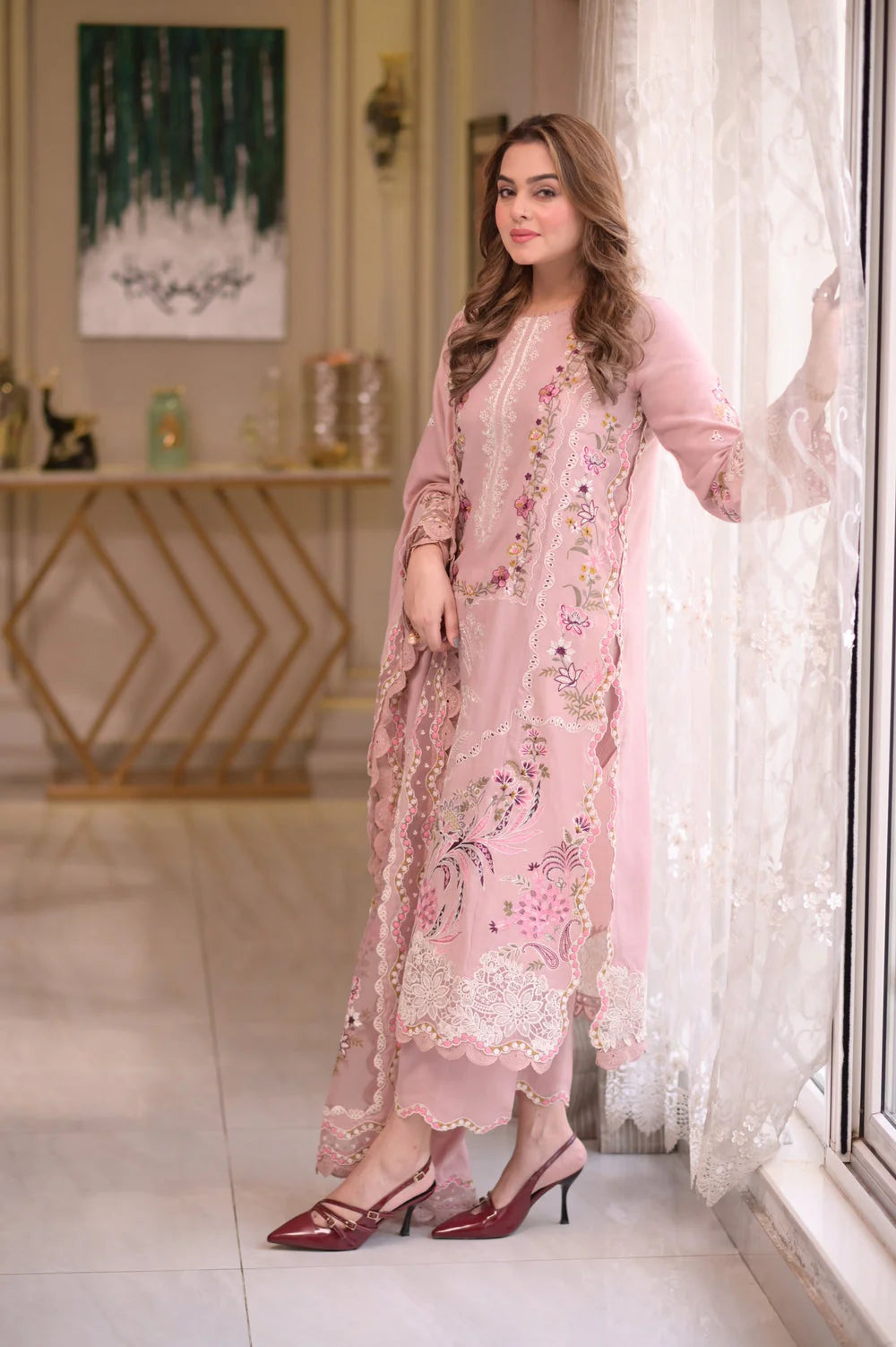 Zara Shahjahan | 3 Piece Unstitched Embroidered Lawn | Summer Bloom
