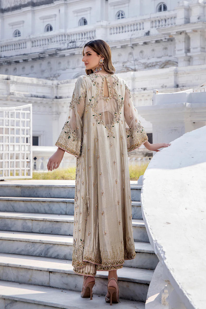 Shazia Kiani | 3 Piece Unstitched Embroidered Silk | Shano