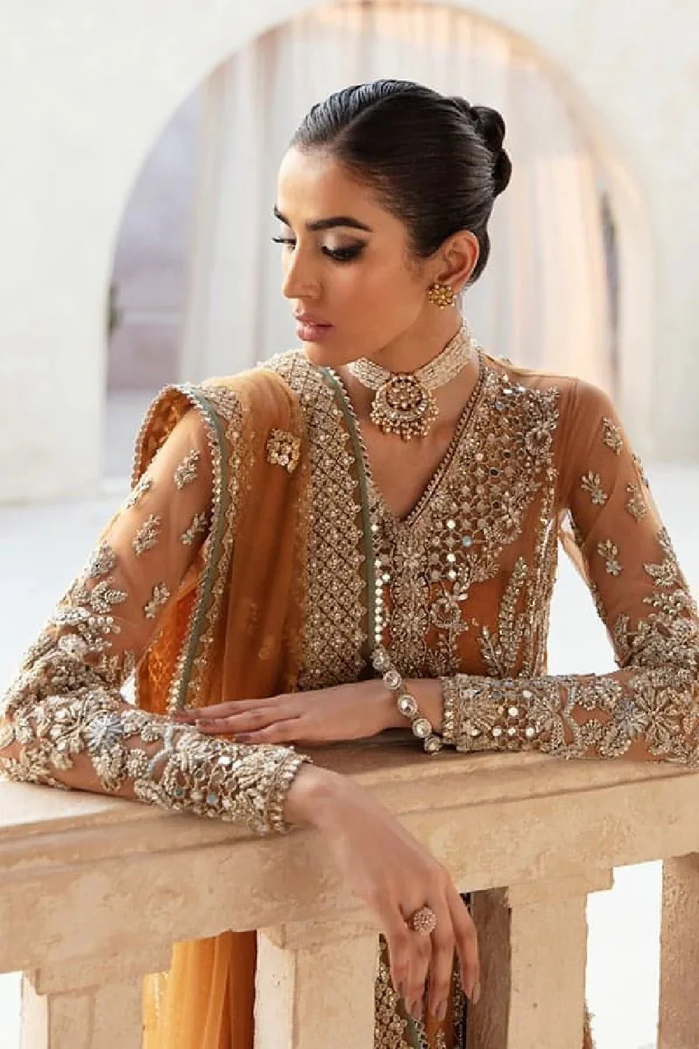 Soraya | 3 Piece Unstitched Embroidered Organza | CHARMEUSE