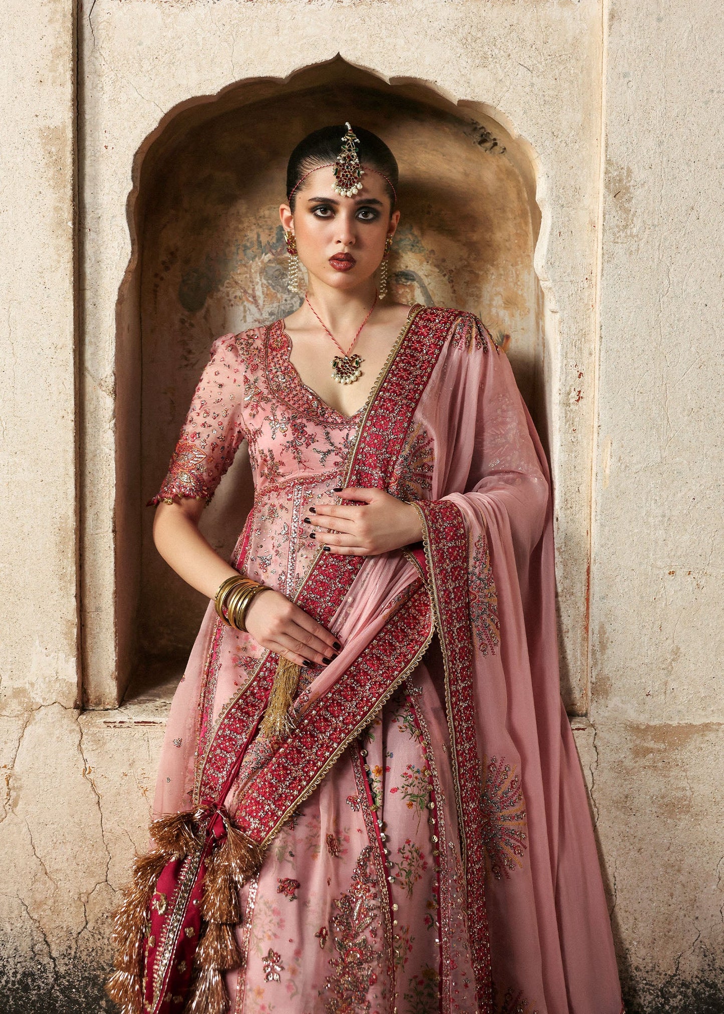 Hussain Rehar | 3 Pice Unstitched Embroidered Organza | Roshanara